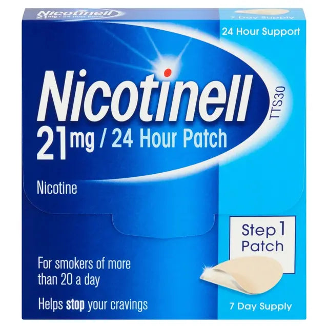 Nicotinell 21mg 24 Hour Patches Step 1 - 7 Pack
