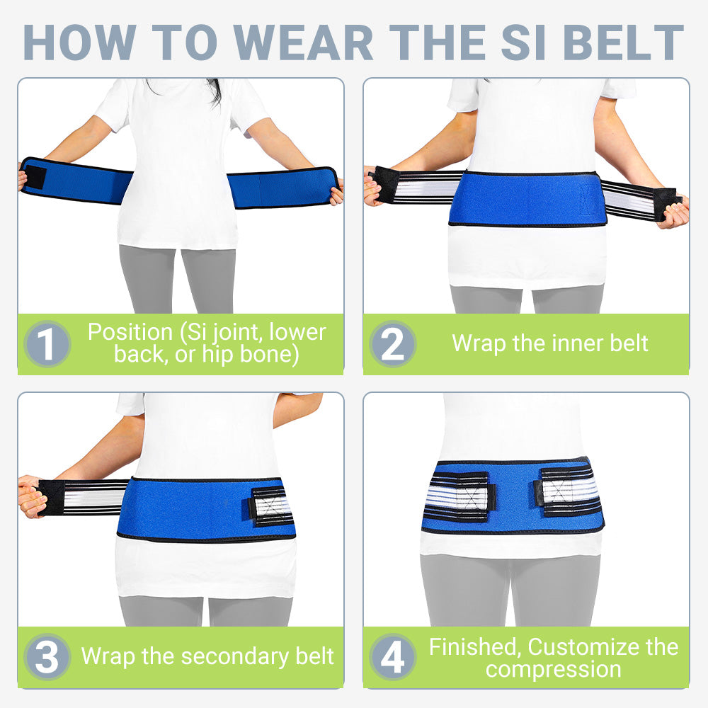 Unisex Compression Sciatic Support Hip Joint Brace Belt for Pain Recovery Adjustable FHM02