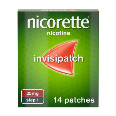 Nicorette InvisiPatch Step 1 25mg 14s