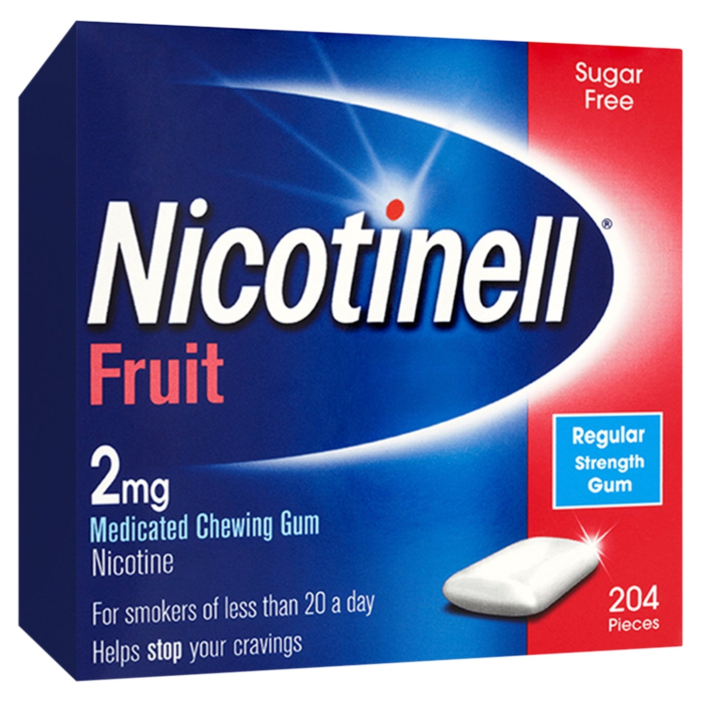 Nicotinell Fruit Gum 2mg 204 Pieces
