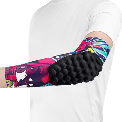 Sports Elbow Braces for Kids with Protective Pad - 2 Pack