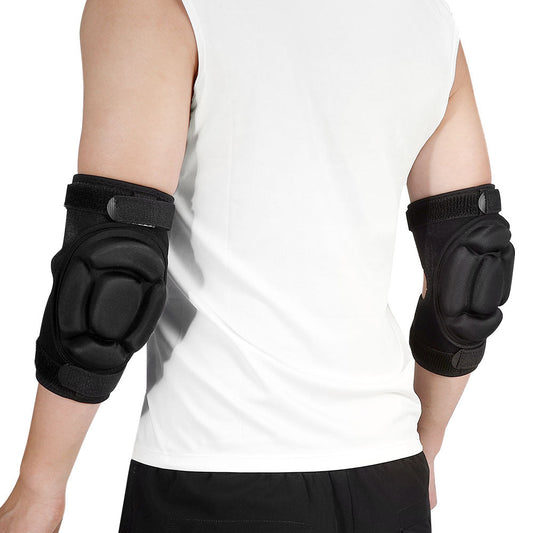 Elbow Pads with Compression Straps Prevent Elbow Injury – 2 Pack