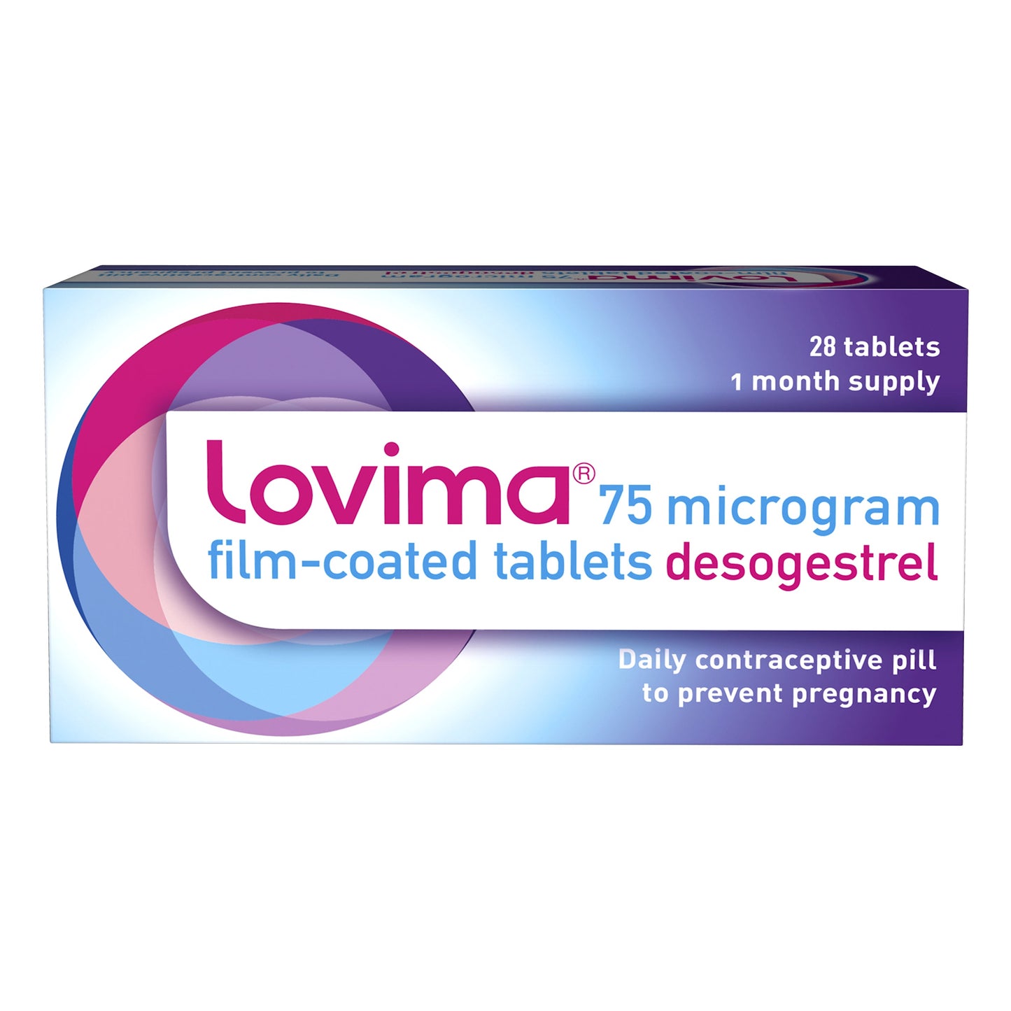 Lovima 75 microgram film-coated tablets