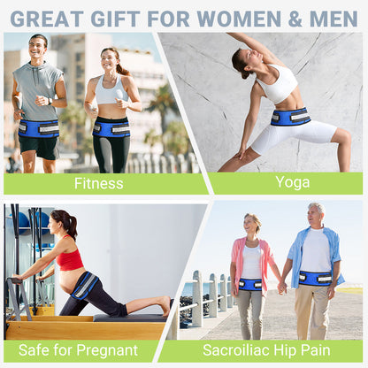 Unisex Compression Sciatic Support Hip Joint Brace Belt for Pain Recovery Adjustable FHM02