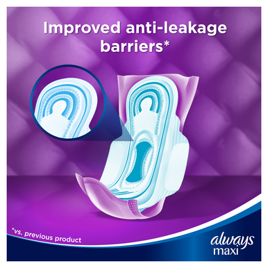 Always Maxi Pads Long with Wings 12 Pads